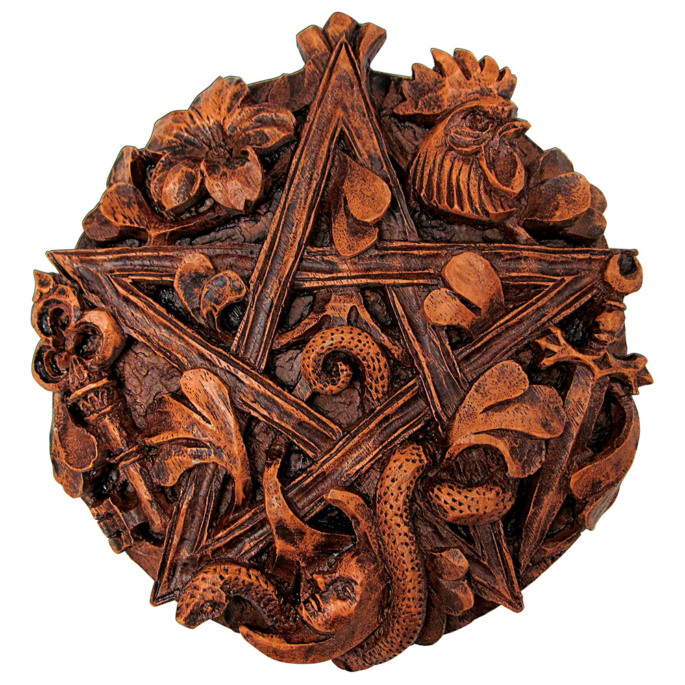Cimaruta Pentacle Plaque Italian Witchcraft Home Blessing by Dryad Design Cimaruta Pentacle Plaque Italian Witchcraft Home Blessing by Dryad Design