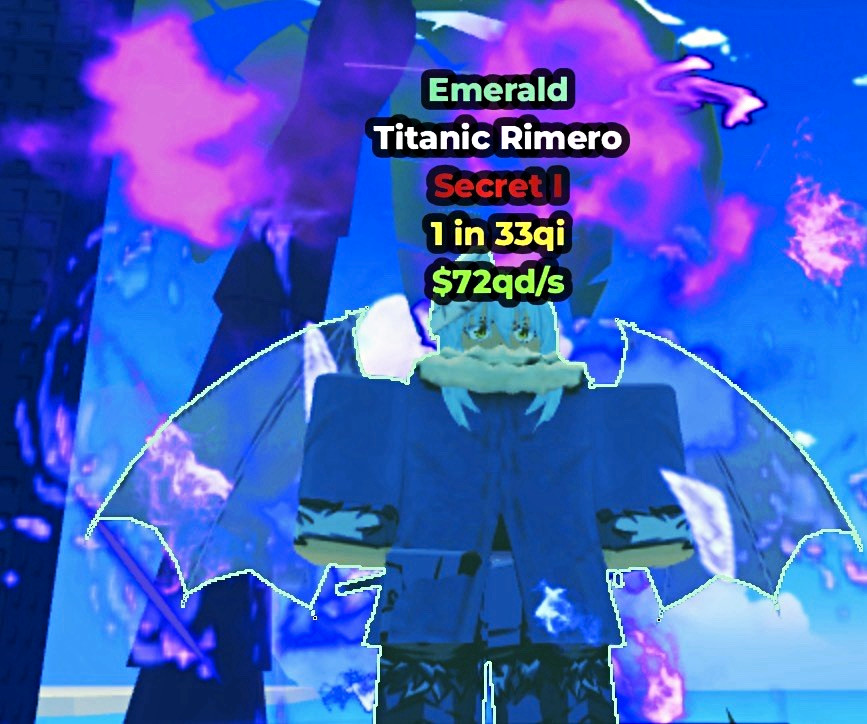 ANIME DICE Titanic Rimero Emerald Secret I Generation Game Item Number $72qd/s
