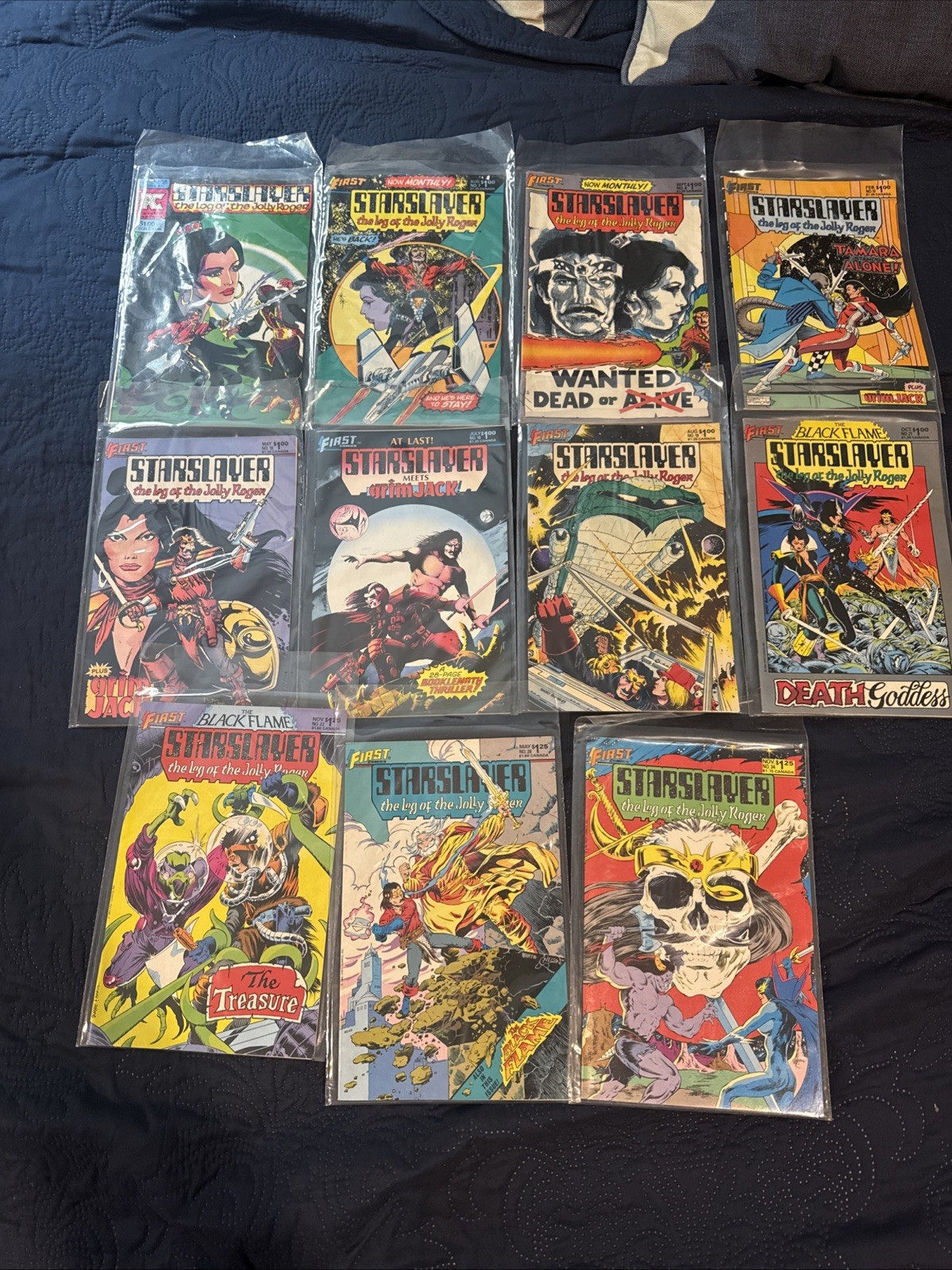 Starslayer Log of the Jolly Roger Comics 11 Lot 4, 7, 8, 13, 16, 18, 19 21 28 34 Starslayer Log of the Jolly Roger Comics 11 Lot 4, 7, 8, 13, 16, 18, 19 21 28 34