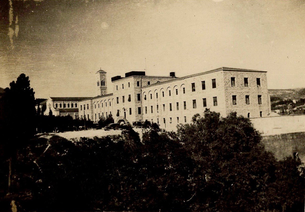 Israel, Nazareth, St. Joseph's Church, Franciscan Convent, Original Print Israel, Nazareth, St. Joseph's Church, Franciscan Convent, Original Print