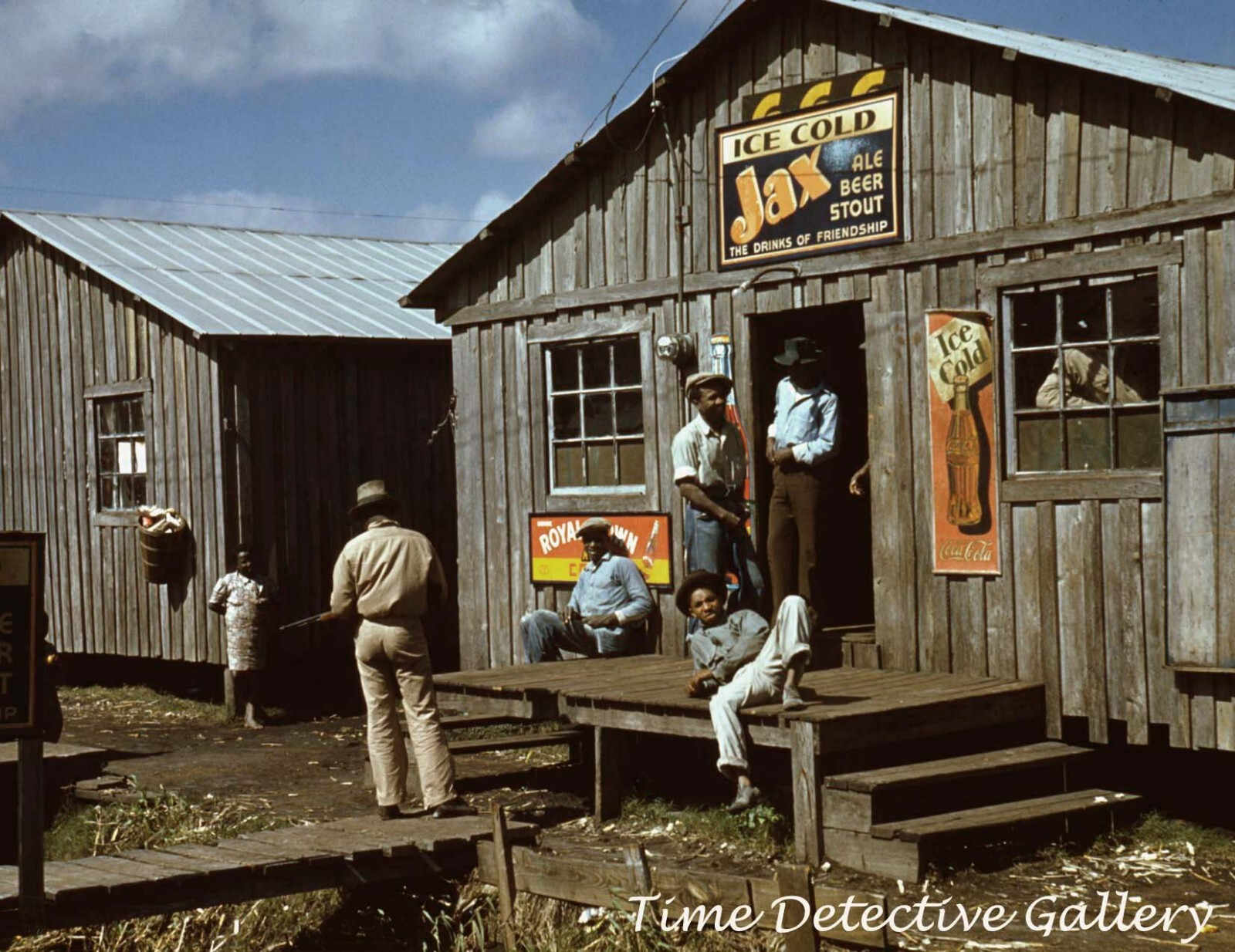 Juke Joint, Belle Glade, Florida - 1941 - Vintage Photo Print
