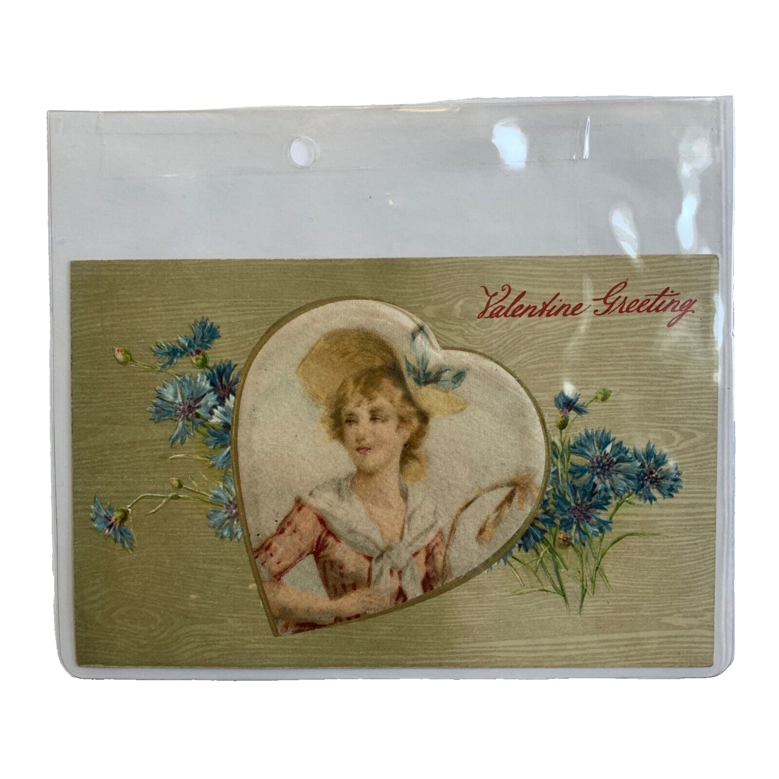 Antique Valentine\'s Day Postcard Made in Germany