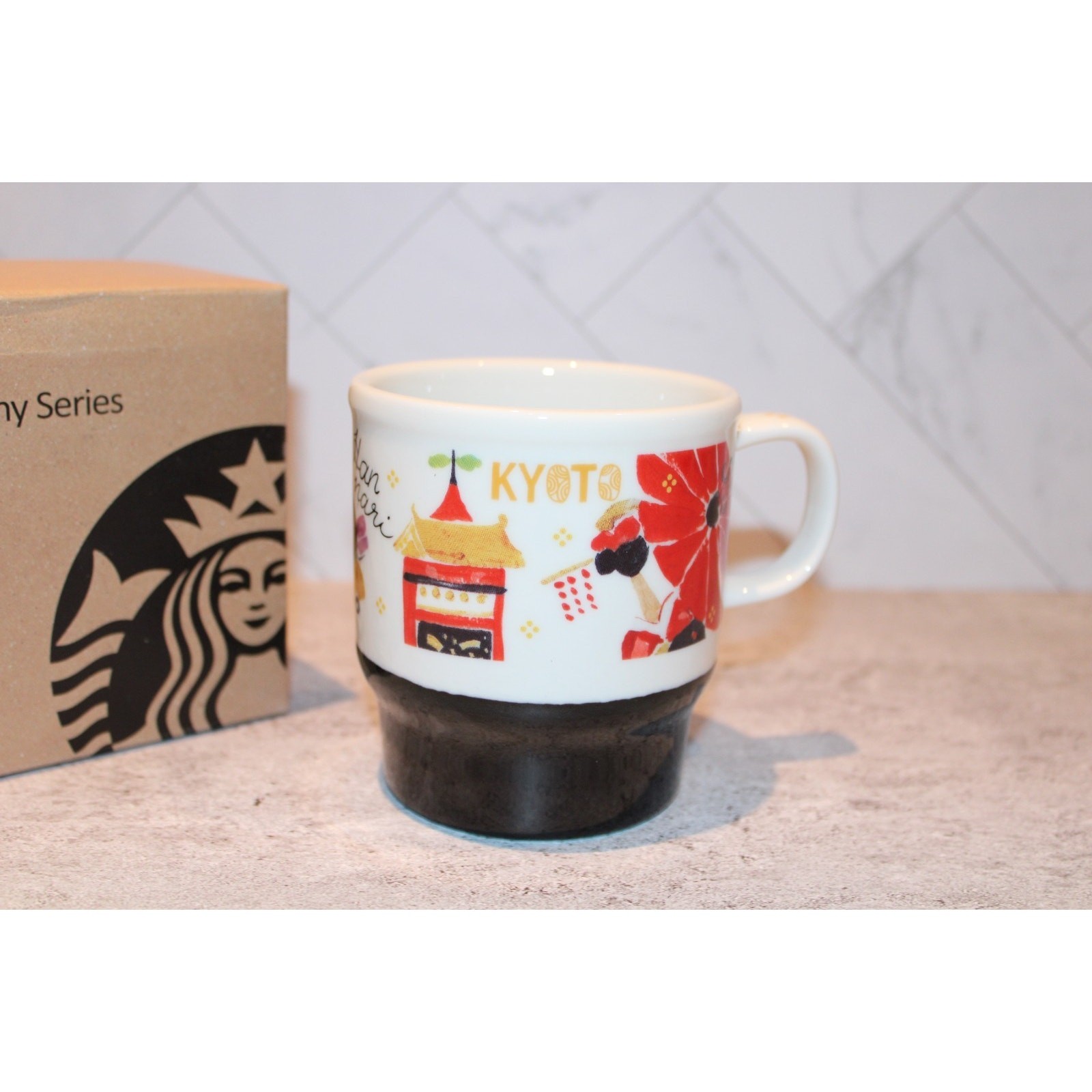 Starbucks Kyoto Japan Geography Series Mug 12oz Limited NWT Box Starbucks Kyoto Japan Geography Series Mug 12oz Limited NWT Box