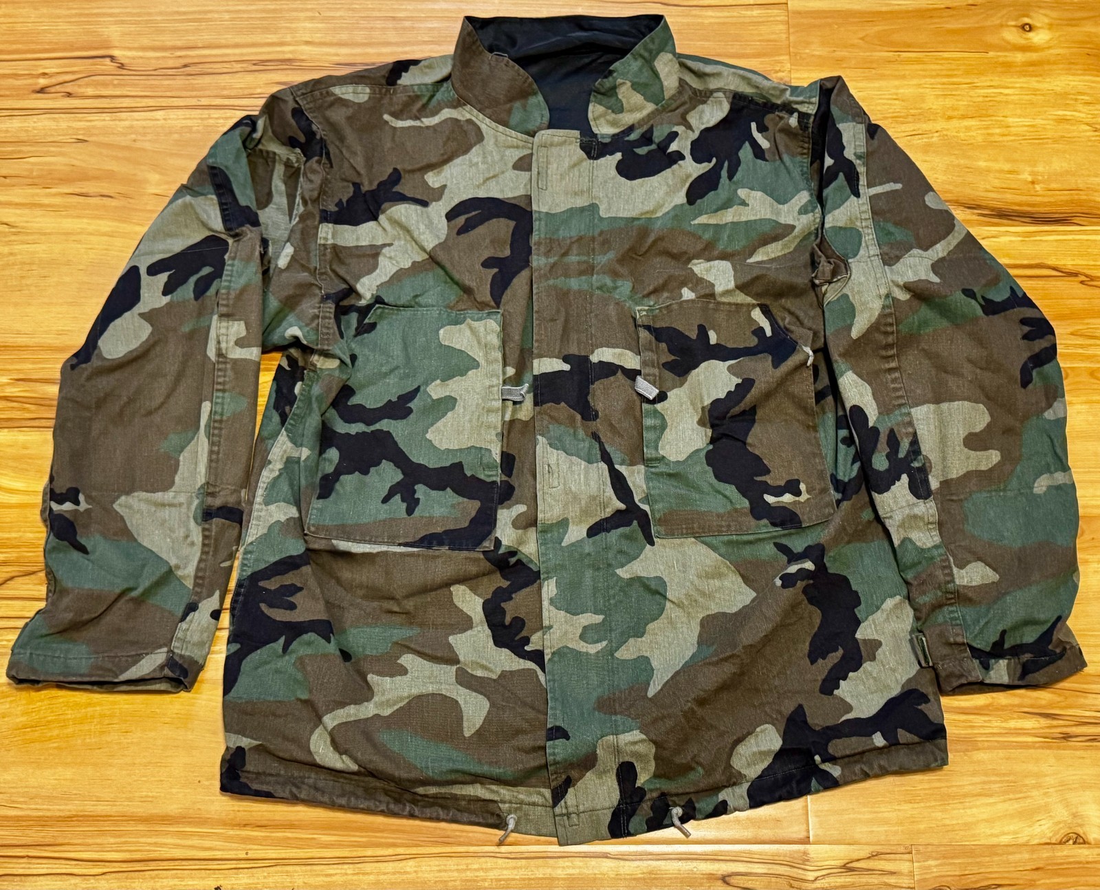 USGI Woodland MOPP Chemical Protective Jacket Medium Amertex NBC CBRN Overgarmen