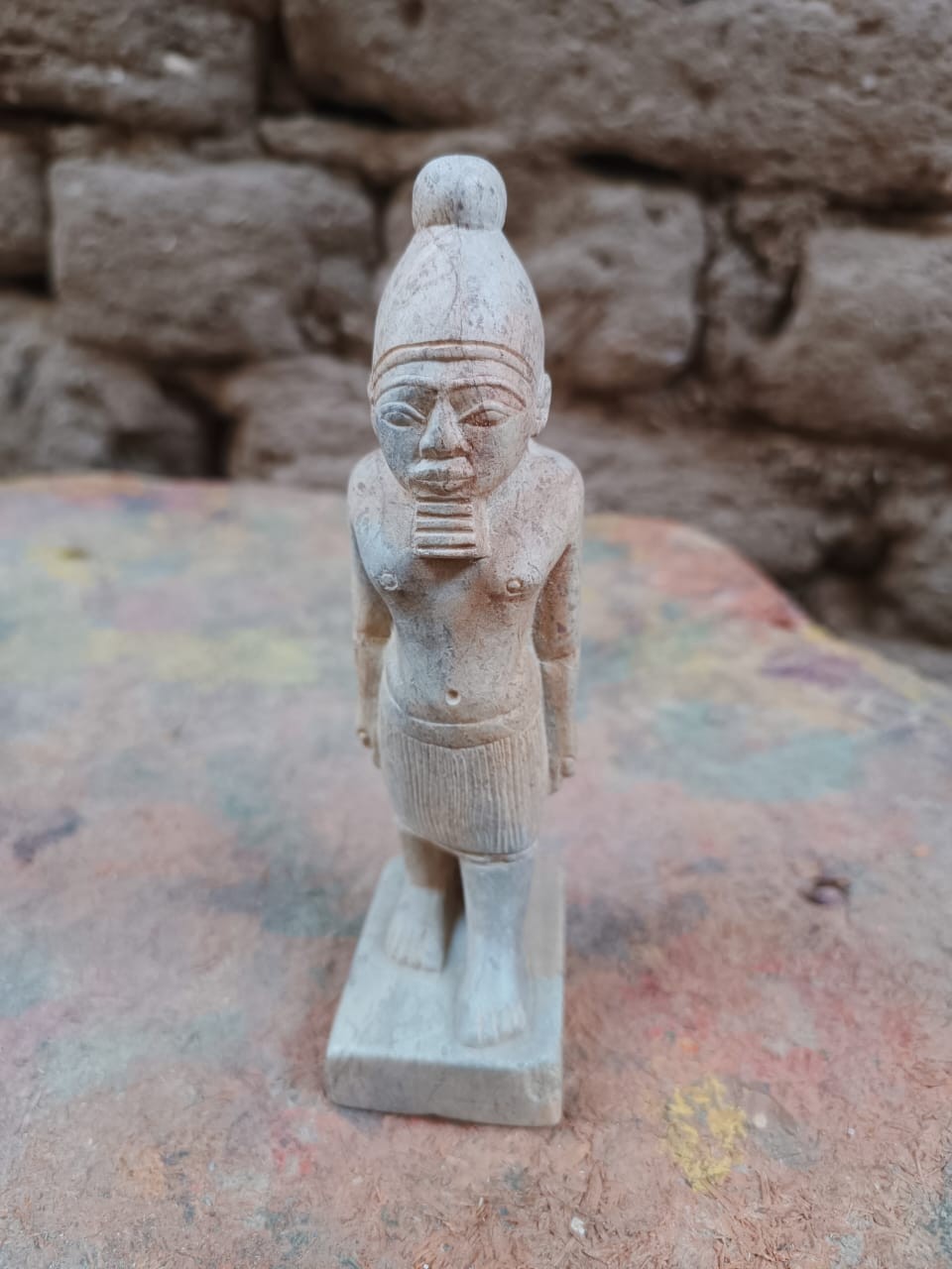 Ancient Egypt Statue God Amun Ra Antiques Rare Antique Pharaonic Unique BC