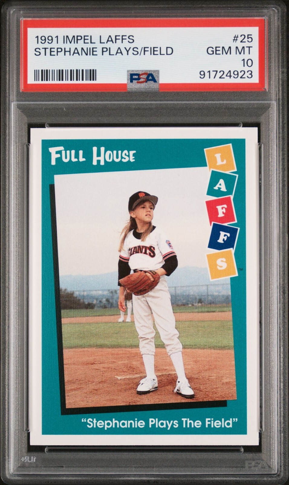1991 Impel Laffs Full House Stephanie Plays the Field #25 1991 Impel Laffs Full House Stephanie Plays the Field #25