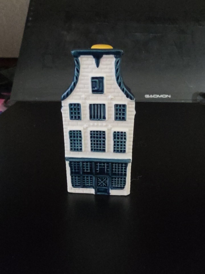 Vintage Bols KLM Delft Blue House #23 Miniature Holland Dutch Empty Excellent  