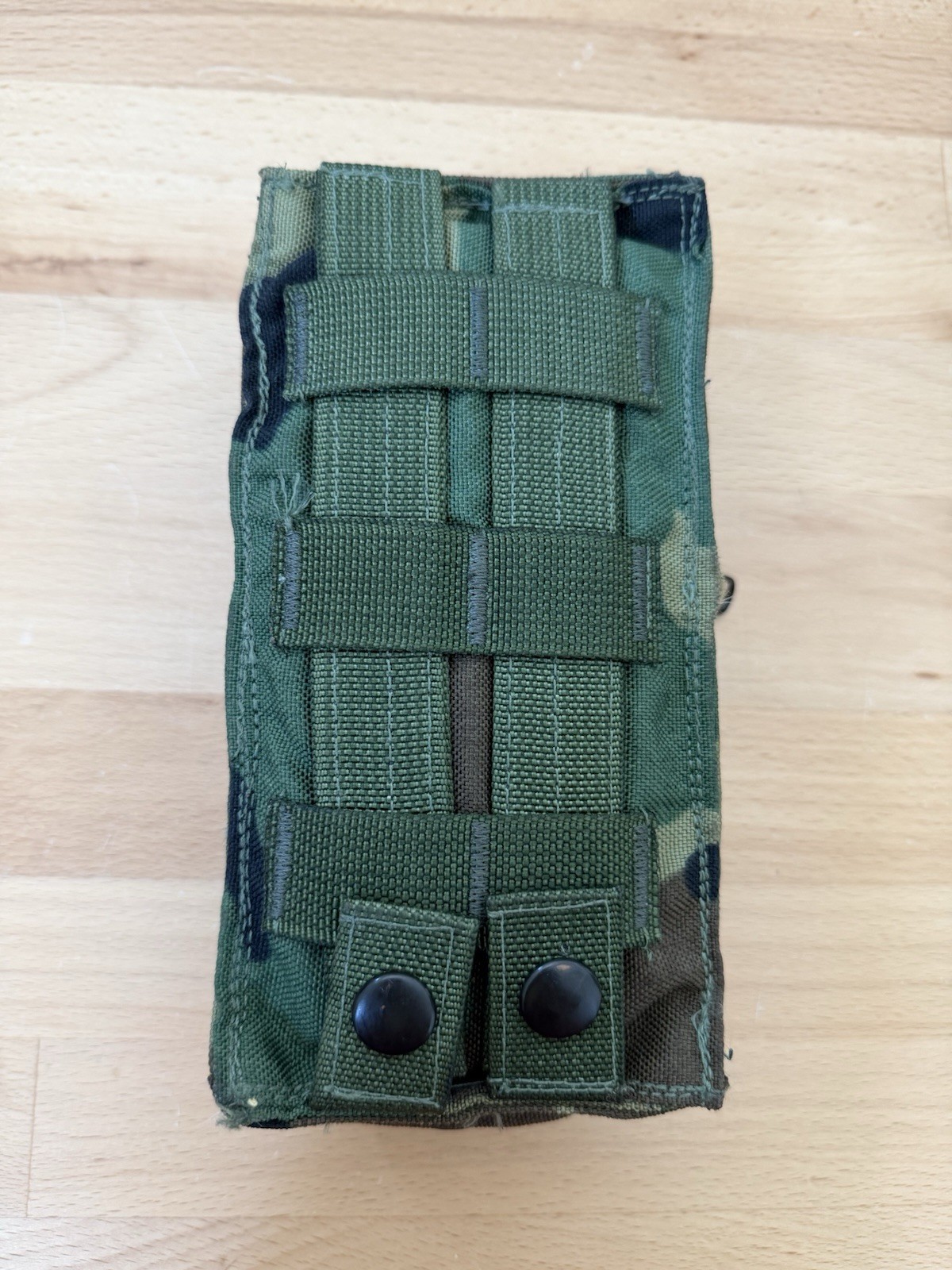 MOLLE  Snake Zipper Tactical Waist Pouch Woodland Camo NEW