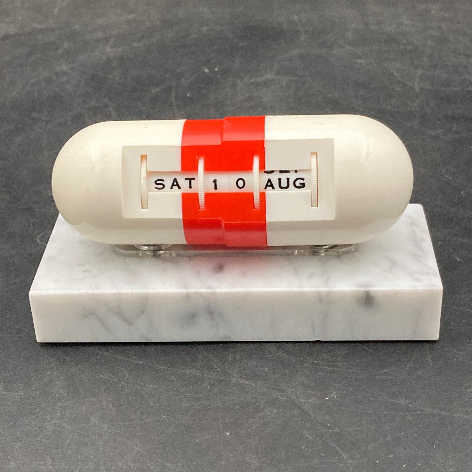 Vintage Parke-Davis Dilantin Promotional Marble Base Perpetual Desk Calendar NEW Vintage Parke-Davis Dilantin Promotional Marble Base Perpetual Desk Calendar NEW