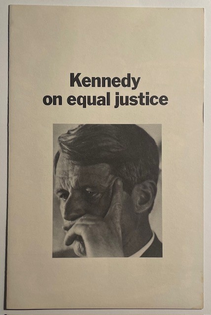 Robert F. Kennedy CIVIL RIGHTS pamphlet 1968 campaign *FREE SHIPPING* Robert F. Kennedy CIVIL RIGHTS pamphlet 1968 campaign *FREE SHIPPING*