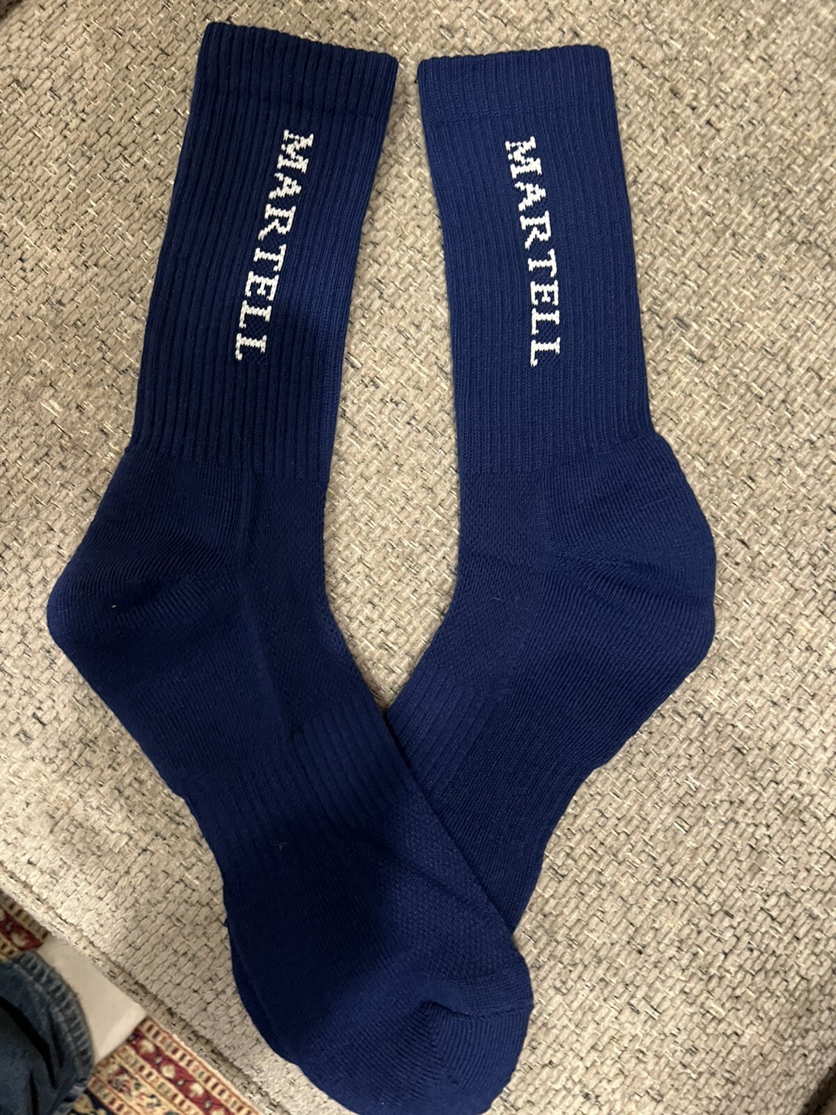 Martell Cognac Socks USA. Blue Martell Cognac Socks USA. Blue
