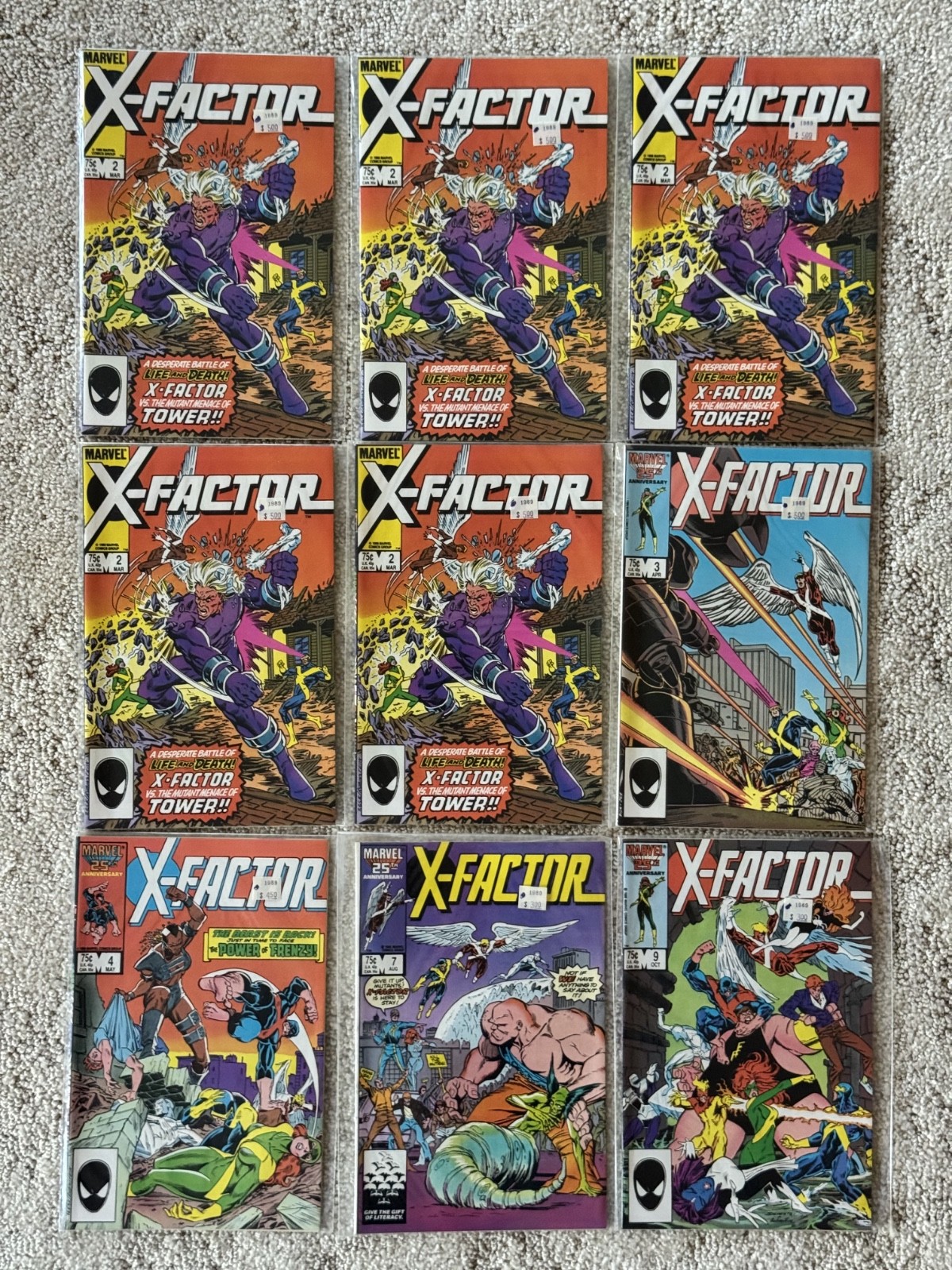 X-Men Lot 28 X-Factor 2-12 New Mutants 41-50 X-Men Alpha Flight 1-2 Mutant X