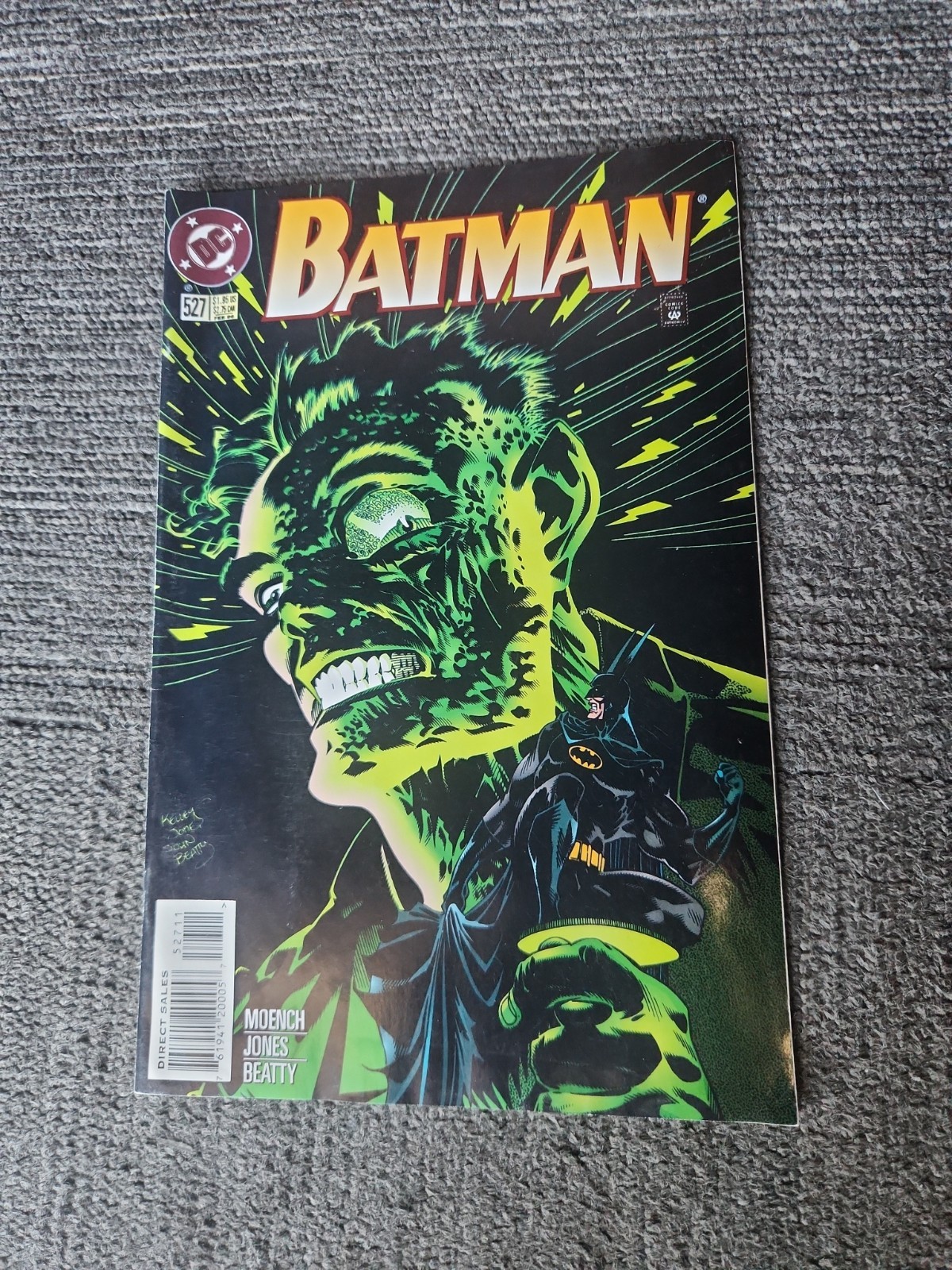 Batman #527 DC Comics 1996 TWO-FACE Batman #527 DC Comics 1996 TWO-FACE