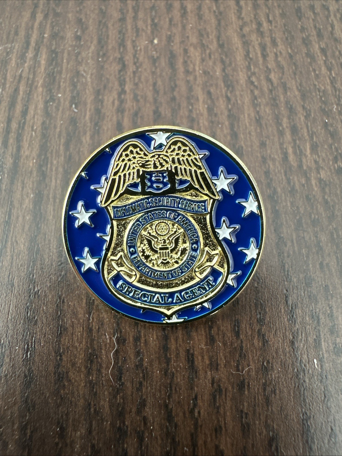 2026 DSS Badge and Stars Pin Commemorate America Independence Day