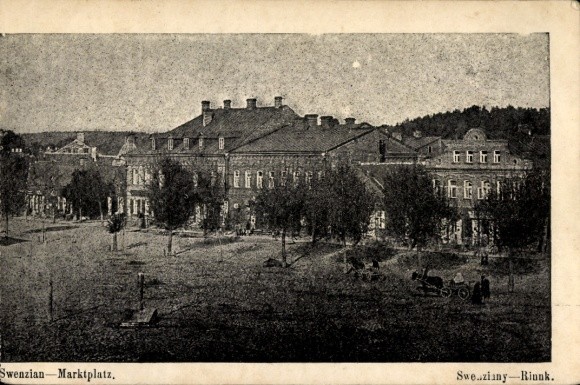 Postcard Švenčionys Swenzian Lithuania, general view - 4268989