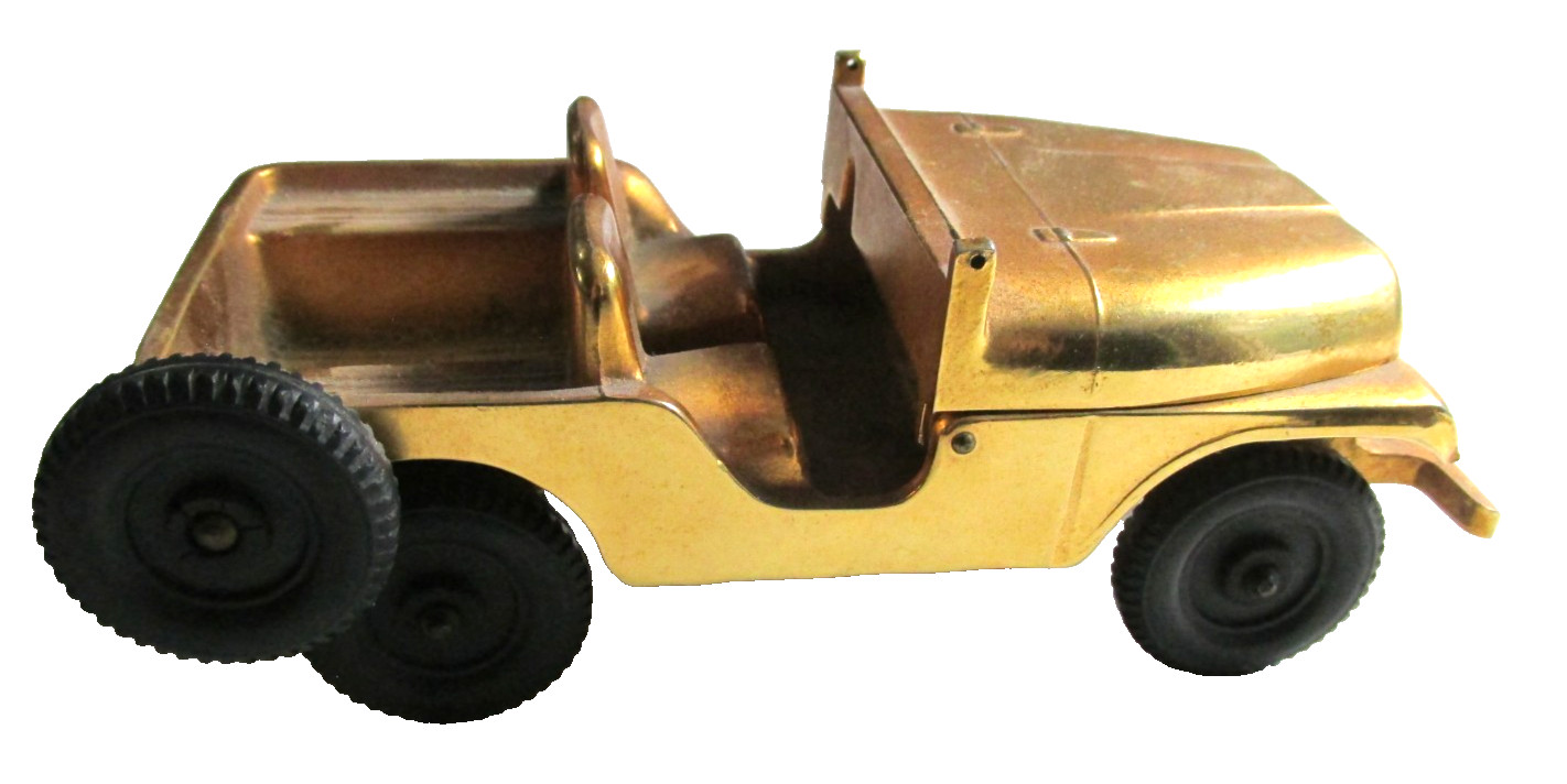 RARE VINTAGE Gold Plated WILLYS JEEP Executive Model Jeep Gift to RETIREES Jeeps RARE VINTAGE Gold Plated WILLYS JEEP Executive Model Jeep Gift to RETIREES Jeeps