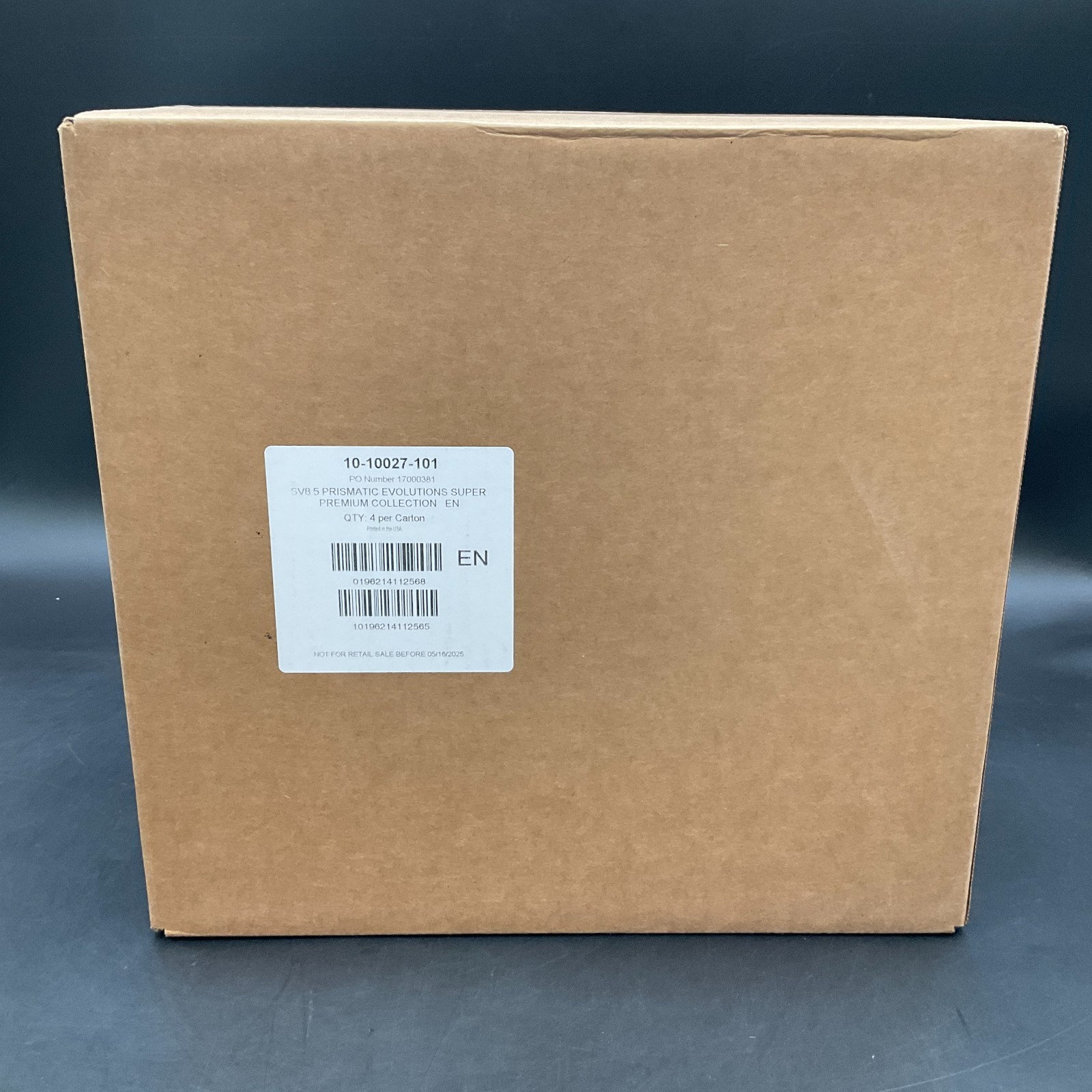 Pokemon Prismatic Evolutions Super Premium Collection Box Cases SEALED SV8.5