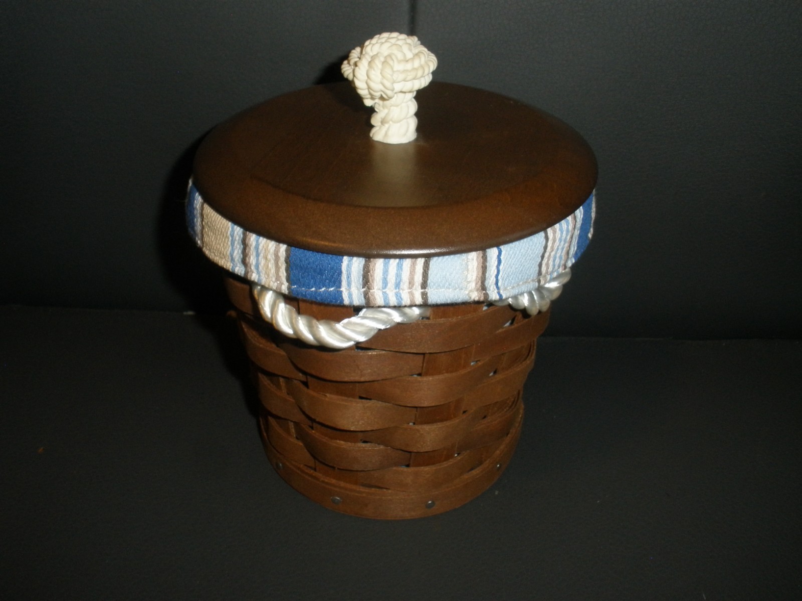 RARE Longaberger 2009 Small Pail Basket Combo 4.5\
