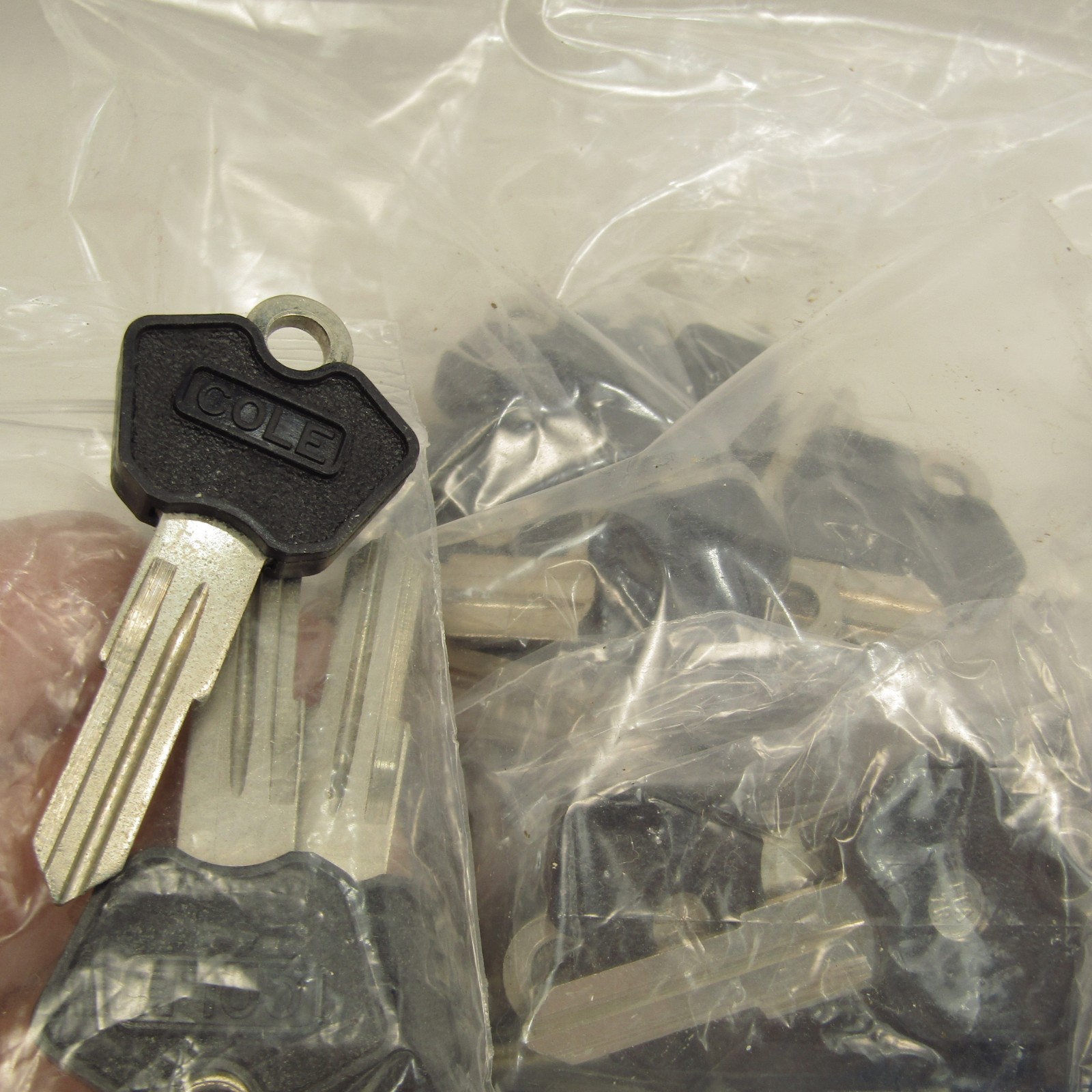 300+ Vintage COLE 38 VARIETIES Key Blanks - 3.5 lb Lot - Uncut Auto & Mixed