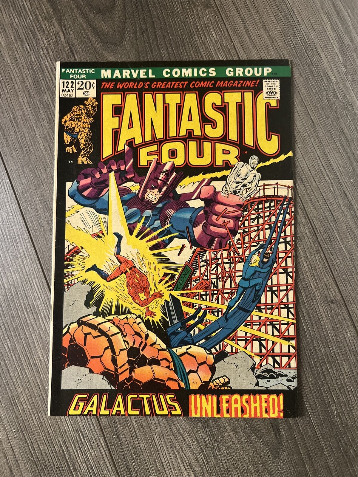 Fantastic Four #122 Galactus Silver Surfer Marvel Comics 1972
