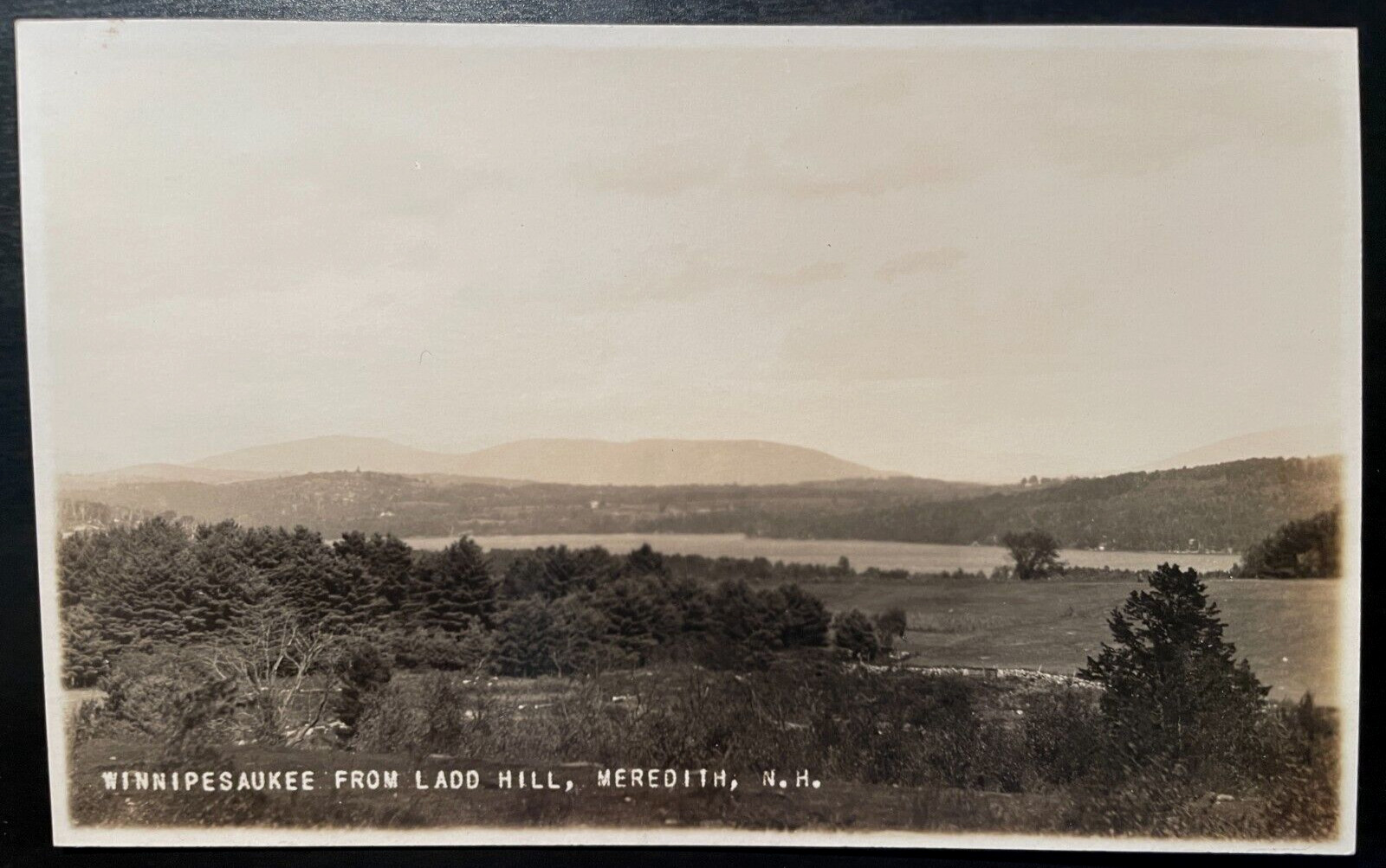 Vintage Postcard 1920-1945 Winnipesaukee, Ladd Hill, Meredith, New Hampshire NH Vintage Postcard 1920-1945 Winnipesaukee, Ladd Hill, Meredith, New Hampshire NH