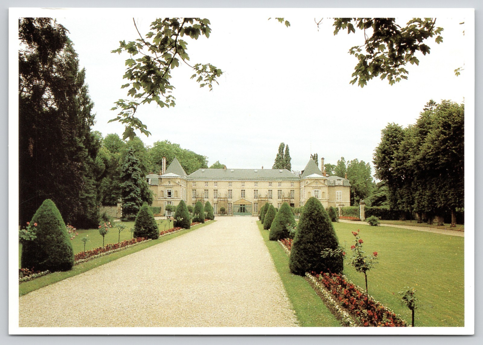 Chateau de Bois Preau West Facade South Park Rueil Malmaison France Postcard