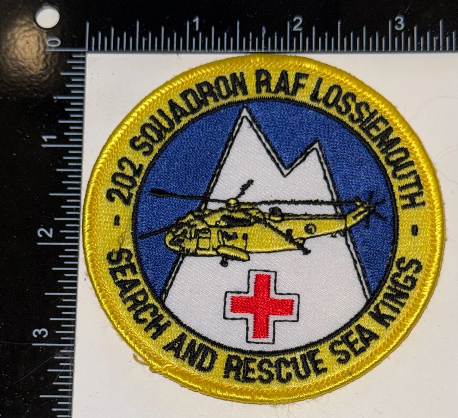 Royal Air Force RAF Lossiemouth 202 Squadron SAR Search & Rescue Sea Kings Patch Royal Air Force RAF Lossiemouth 202 Squadron SAR Search & Rescue Sea Kings Patch