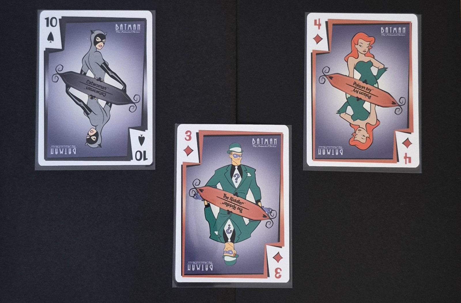 2025 UD Batman Animated 3 Playing Card lot # 582 2025 UD Batman Animated 3 Playing Card lot # 582