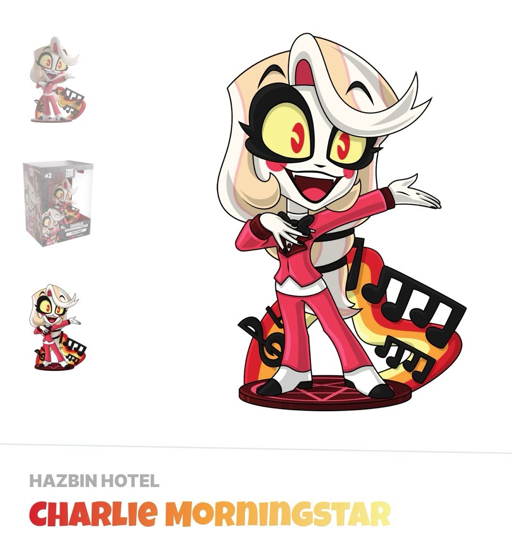 Youtooz * Charlie Morningstar * Hazbin Hotel * Vinyl Figure * NEW * Sold Out