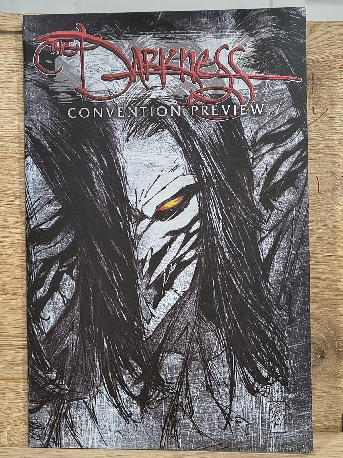 The Darkness Preview 2025 SDCC exclusive. (cover Marc Silvestri) foil variant The Darkness Preview 2025 SDCC exclusive. (cover Marc Silvestri) foil variant