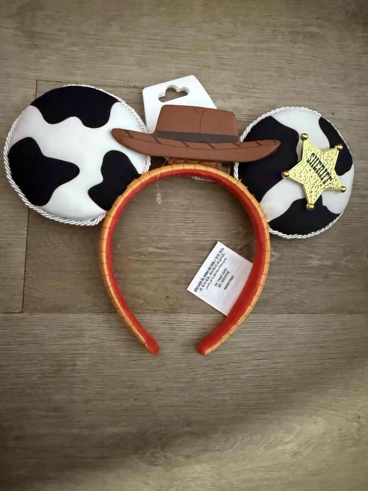 Disney Parks Headband Ears 2025 Sheriff Woody Toy Story Pixar New