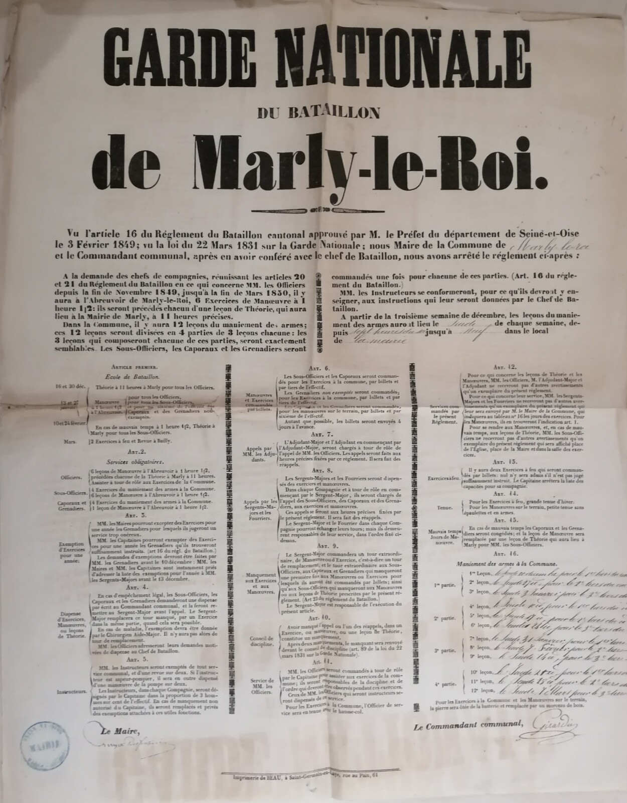 M*34-POSTER-ARMY OF ITALY-WAR-DECLARATION NAPOLEON III TO SOLDIERS-MAY 1859 M*34-POSTER-ARMY OF ITALY-WAR-DECLARATION NAPOLEON III TO SOLDIERS-MAY 1859
