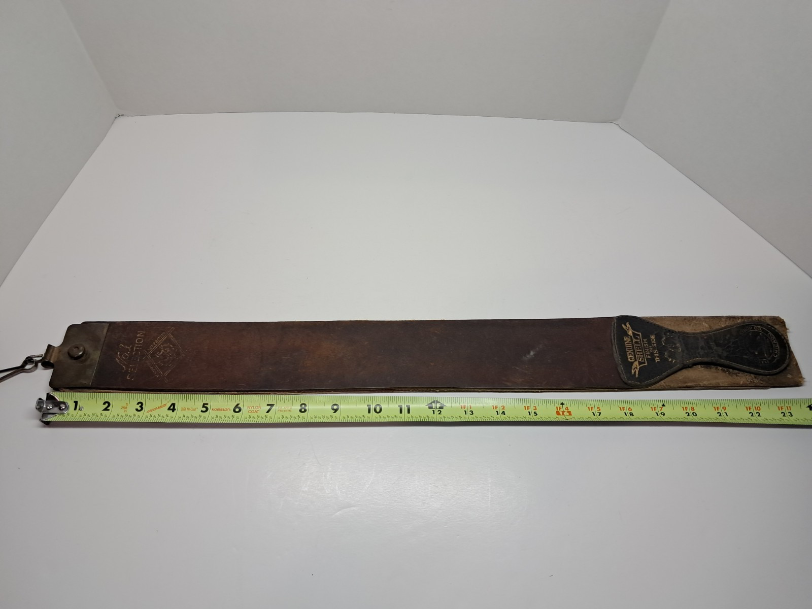 Vintage Leather Barber Shop Strop Spartanburg South Carolina SC Made In USA