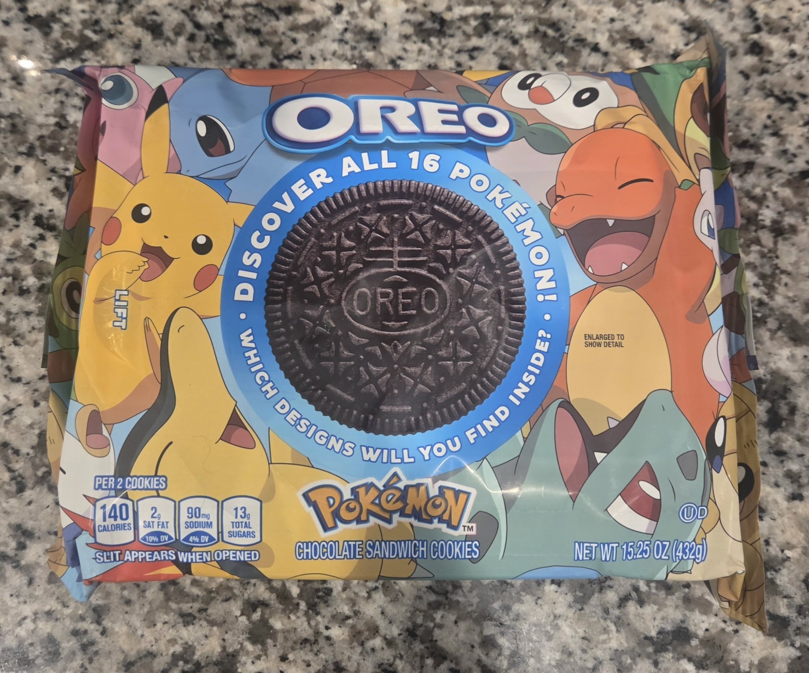 Oreo Pokémon Chocolate Sandwich Cookies For Display Only