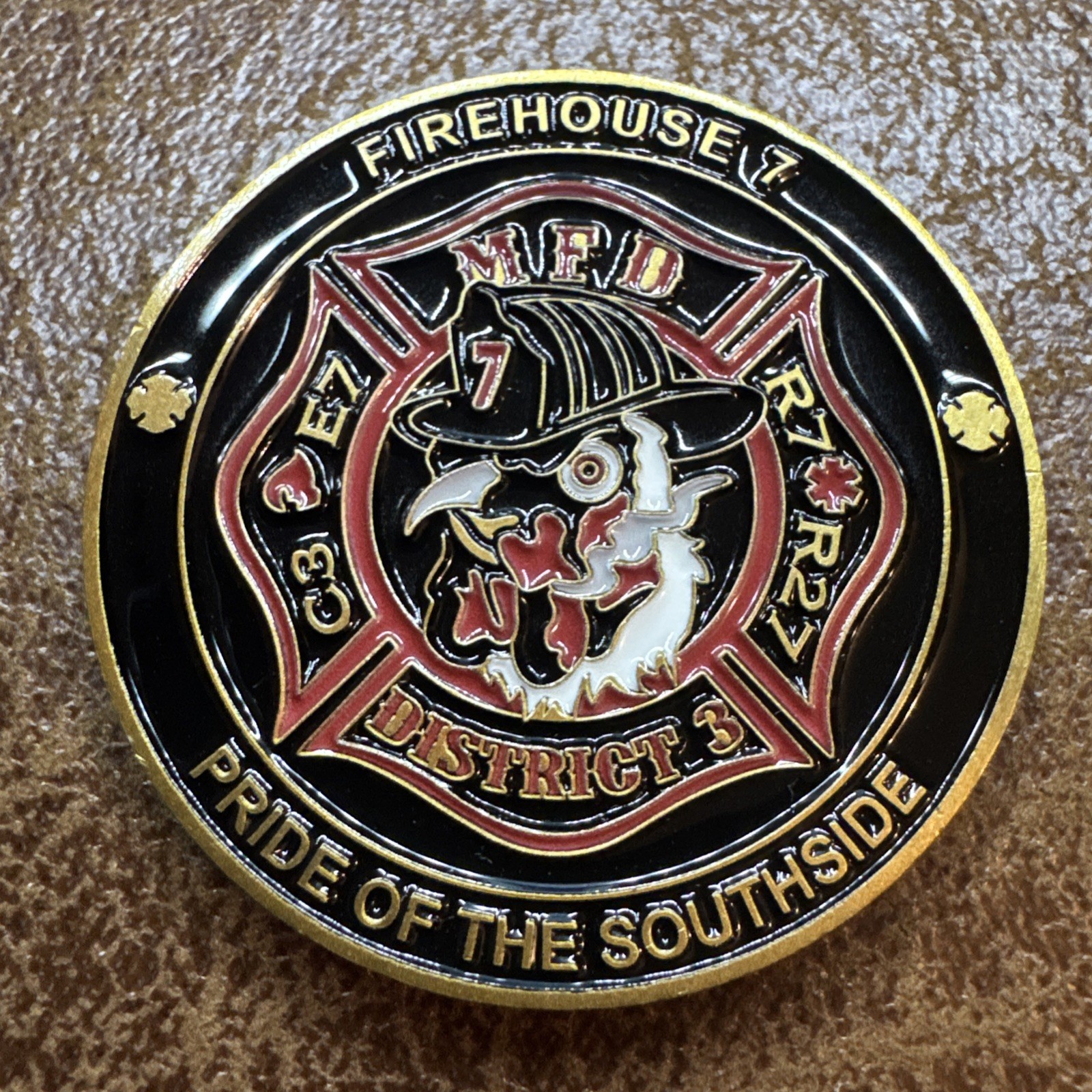 City Of Miami Fire Rescue Challenge Coin Firehouse 7 ‘Pride Of The Southside’ City Of Miami Fire Rescue Challenge Coin Firehouse 7 ‘Pride Of The Southside’