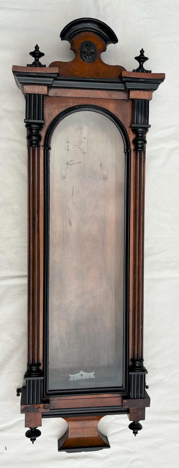 2 weight Vienna regulator clock case only @ 1880 Original Early Gustav Becker 2 weight Vienna regulator clock case only @ 1880 Original Early Gustav Becker
