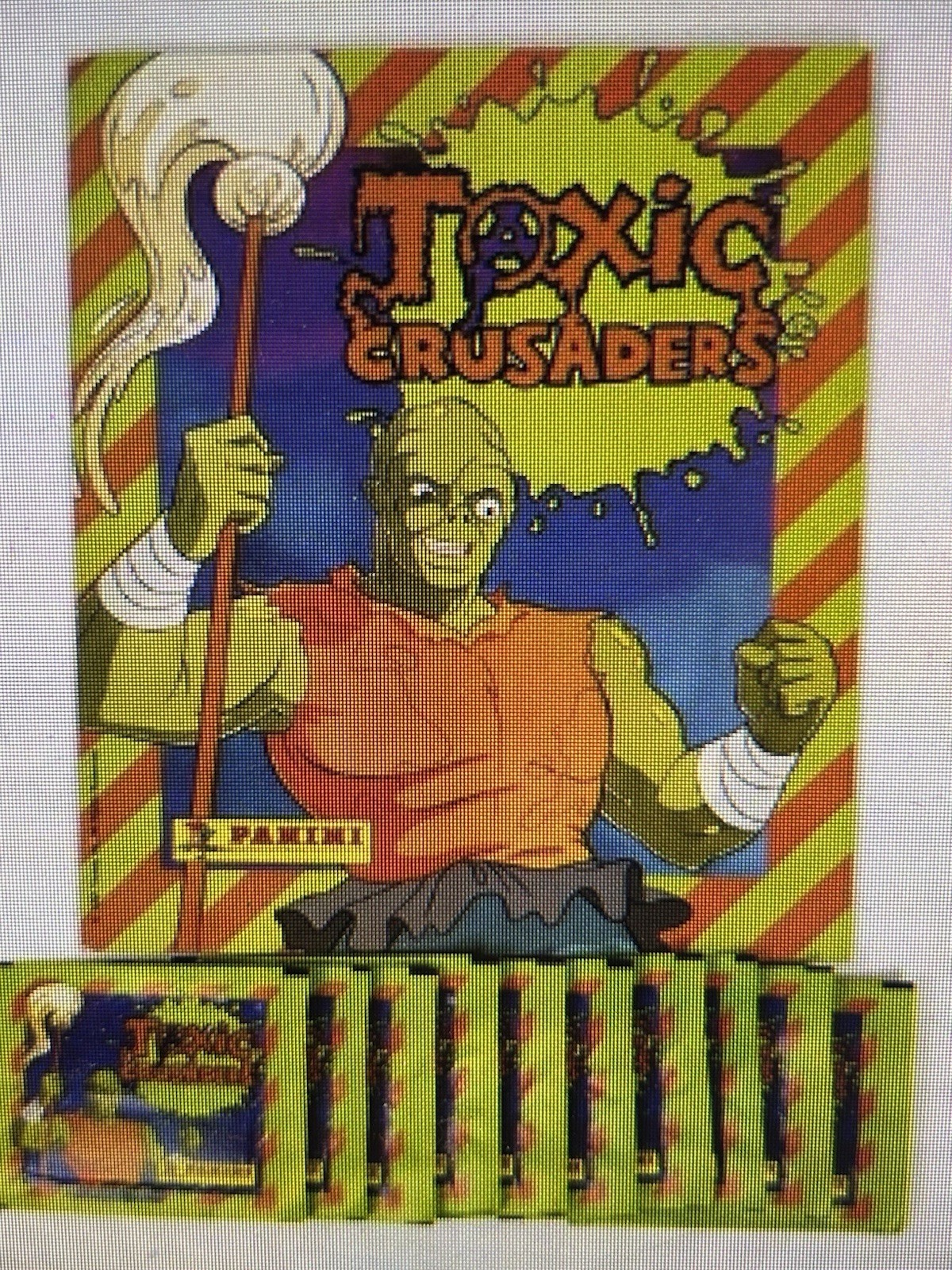 1991 Panini Toxic Crusaders Sticker Album With 10 Sealed Sticker Packs Avenger 1991 Panini Toxic Crusaders Sticker Album With 10 Sealed Sticker Packs Avenger