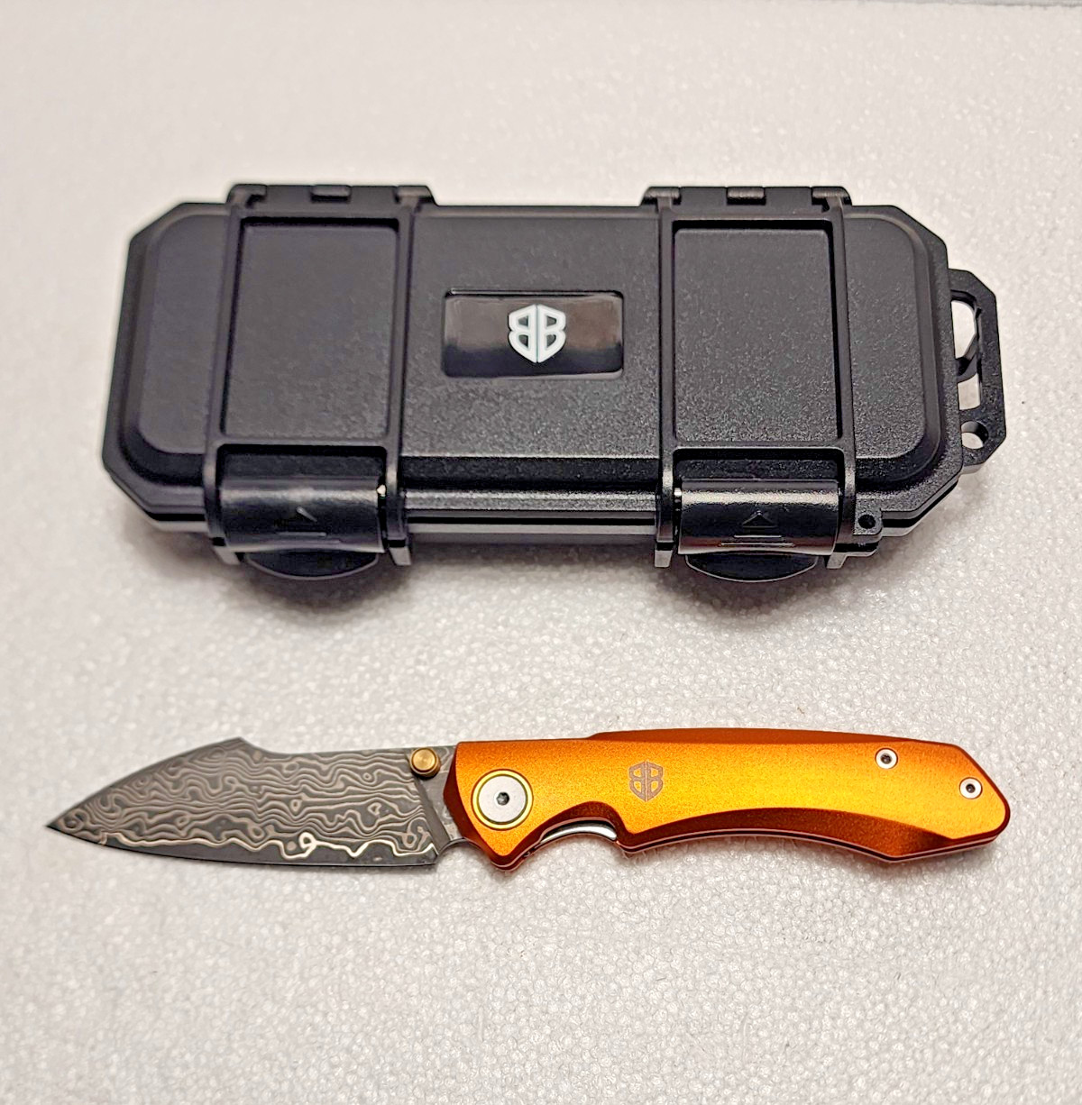 Blade Brigade VG10 Damascus Folding Knife 3\