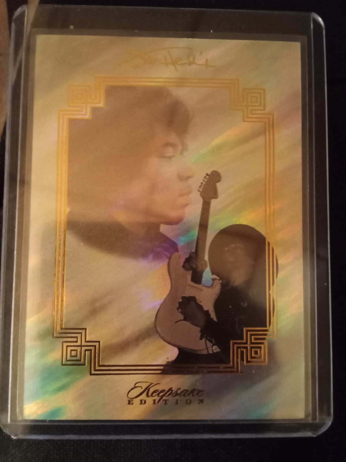 2025 Jimi Hendrix Keepsake Premiere Edition Rainbow Foil Insert Card Unnumbered 2025 Jimi Hendrix Keepsake Premiere Edition Rainbow Foil Insert Card Unnumbered