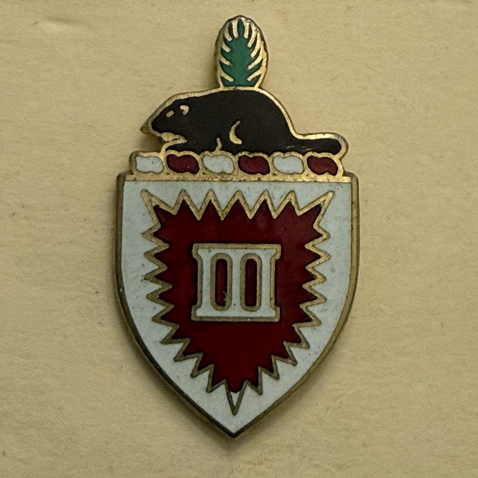 US Army 3rd Engineer Battalion Unit Crest Insignia Pin - US Army 3rd Engineer Battalion Unit Crest Insignia Pin -