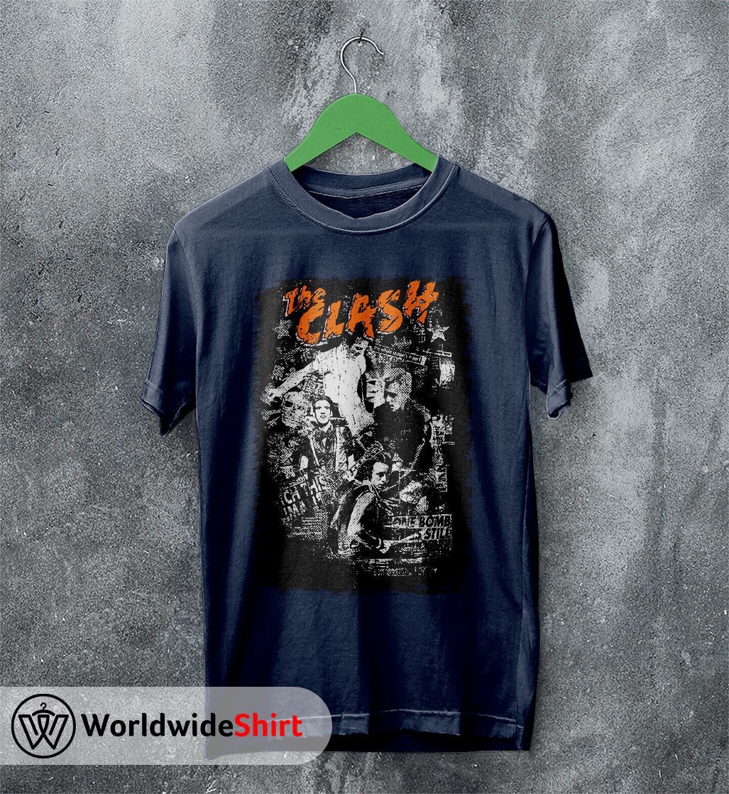 The Clash T Shirt Vintage The Clash Short SLeeve DM112 DO110 