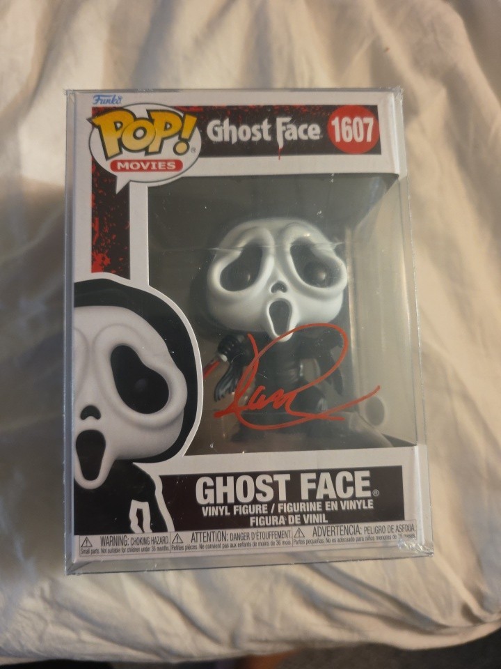 JACK QUAID SIGNED GHOSTFACE SCREAM FUNKO POP - BECKETT COA