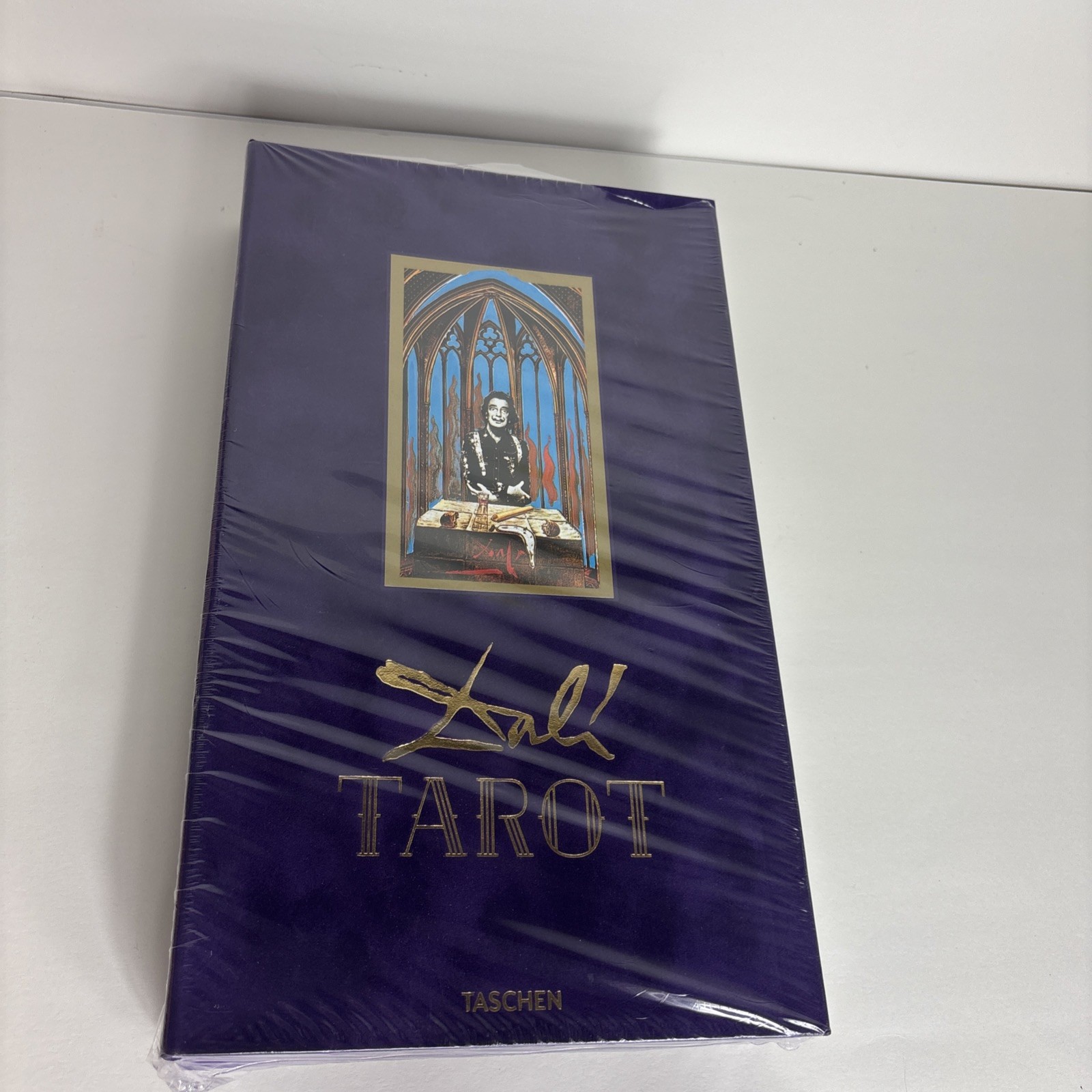 Salvador Dali Tarot & Book Set Deluxe Gold Gild Limited Collector\'s Edition read