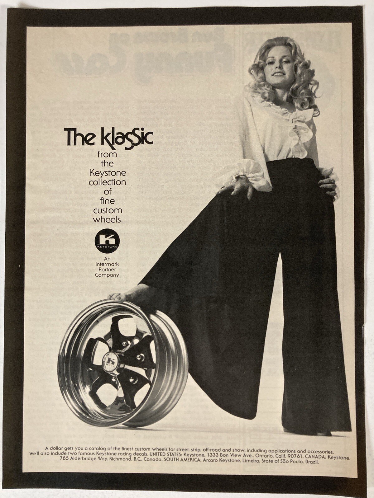1973 Keystone Mag Rims Klassic Wheels Print Ad Intermark Partner Company 1973 Keystone Mag Rims Klassic Wheels Print Ad Intermark Partner Company