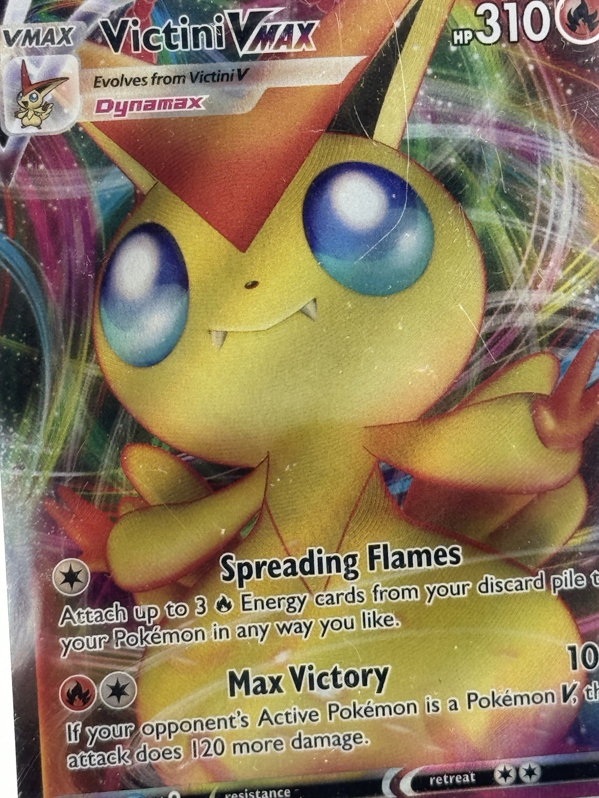 TCG 2021 Sword & Shield Battle Styles #22 Victini VMAX R 9.5 Gem Mint 022/161 TCG 2021 Sword & Shield Battle Styles #22 Victini VMAX R 9.5 Gem Mint 022/161