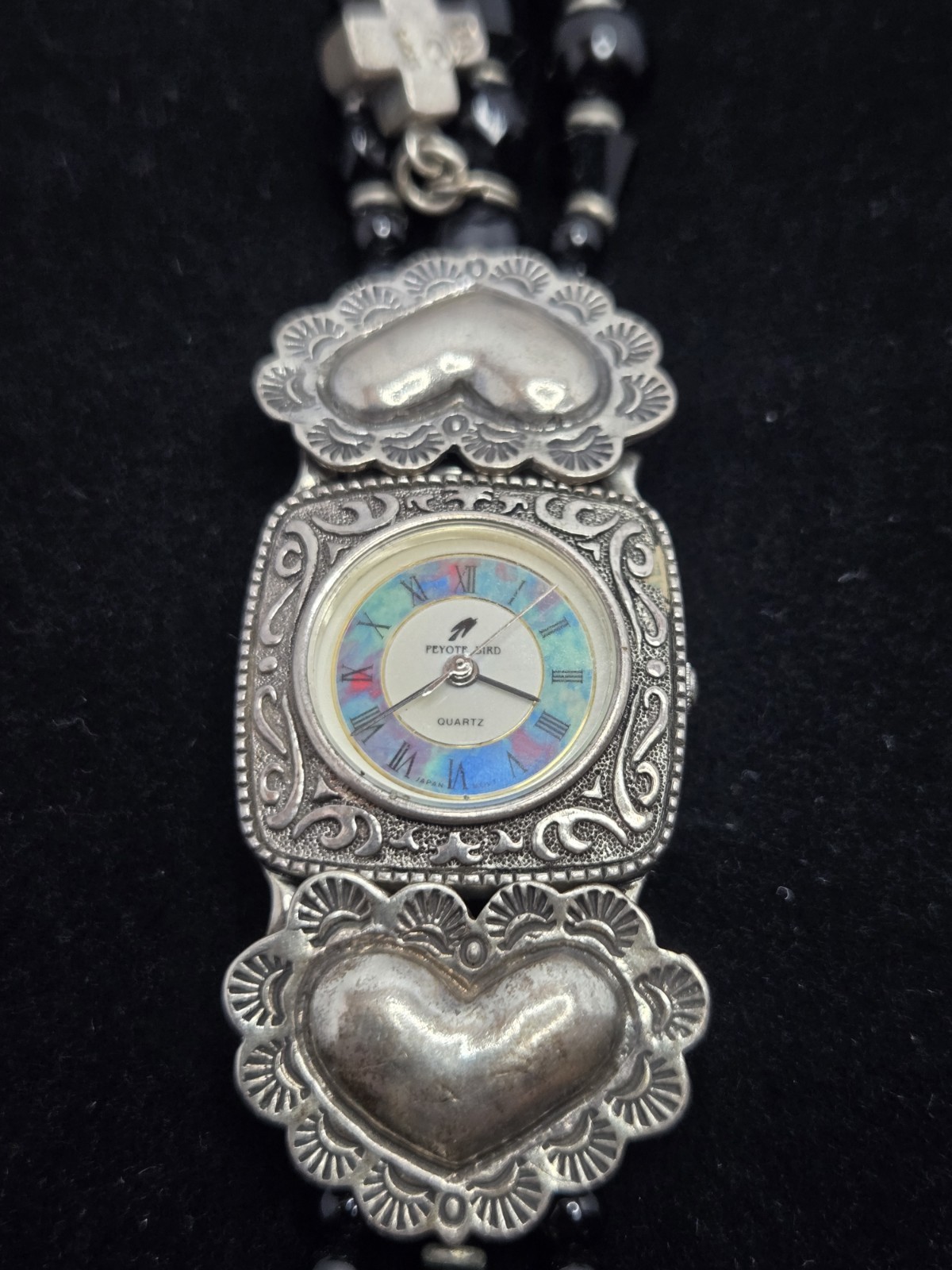  Native American made watch sterling silver handmade collectible signed MB 