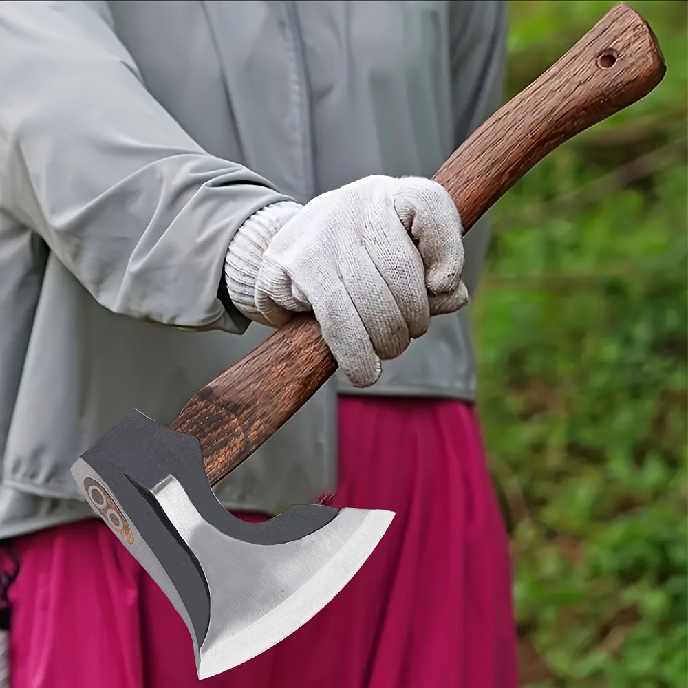 1pc- Axe, Professional 13.3-inch Backyard Axe