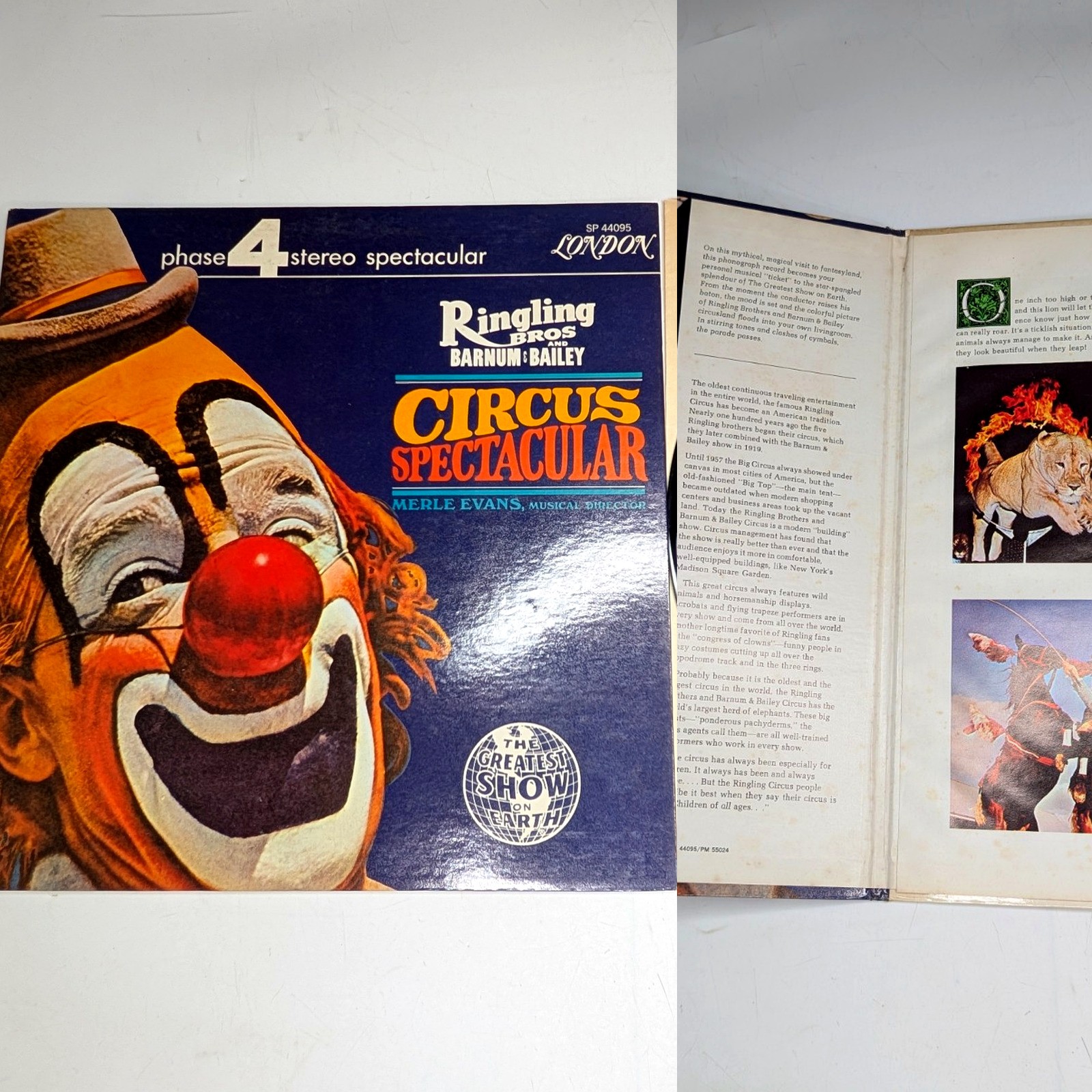 1967 Ringling Bros Barnum & Bailey Circus Spectacular Vinyl LP Merle Evans Vtg 1967 Ringling Bros Barnum & Bailey Circus Spectacular Vinyl LP Merle Evans Vtg