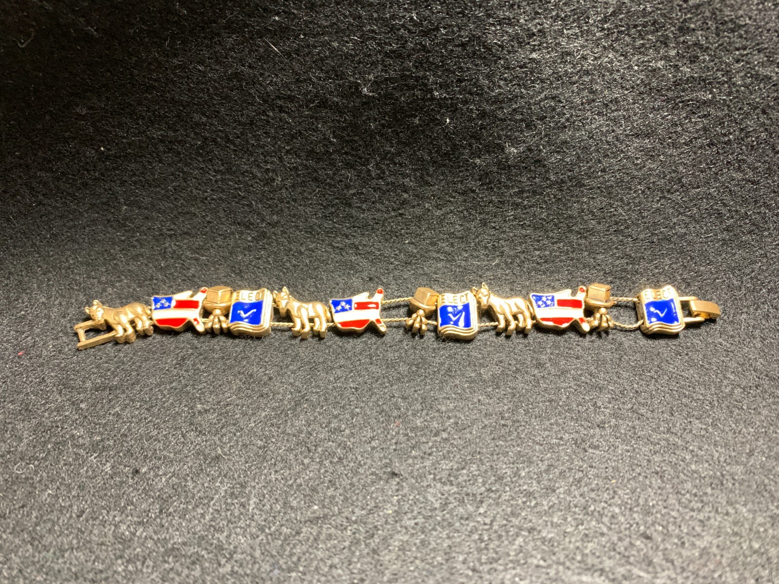 New Democrat Democratic Donkey Election Insignia Charm Bracelet