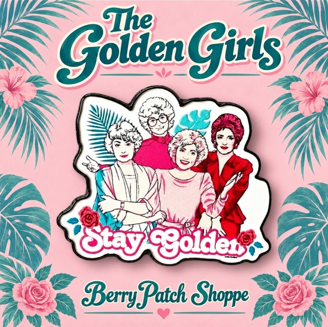 Retro The Golden Girls Enamel Collectible Pin Retro The Golden Girls Enamel Collectible Pin